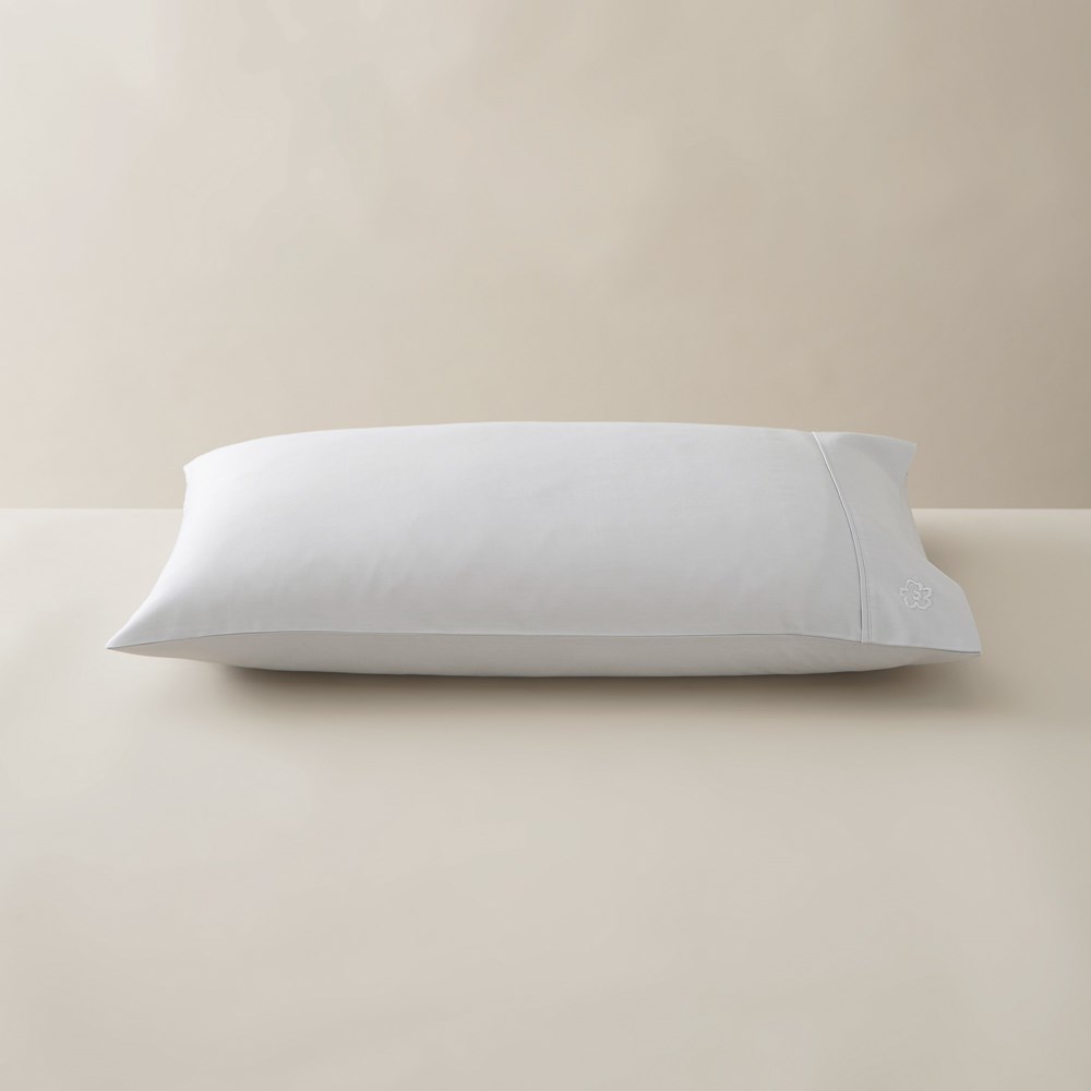 Plain Dye Pillowcase by Ted Baker in Silver Grey